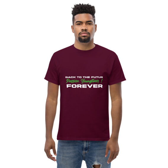 T-shirt classique homme Back to the futur, Passion youngtimer, Forever