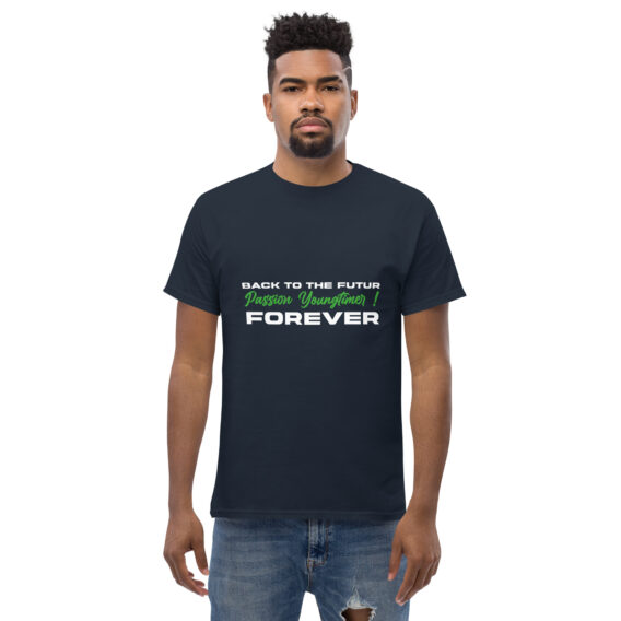 T-shirt classique homme Back to the futur, Passion youngtimer, Forever