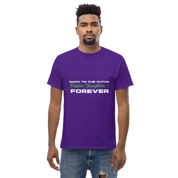 T-shirt classique homme Back to the futur, Passion youngtimer, Forever