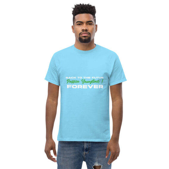 T-shirt classique homme Back to the futur, Passion youngtimer, Forever