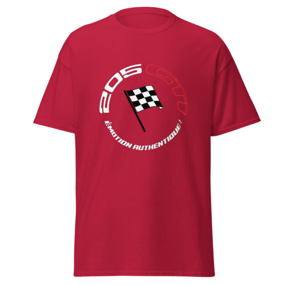 T-shirt classique homme 205 gti émotion authentique