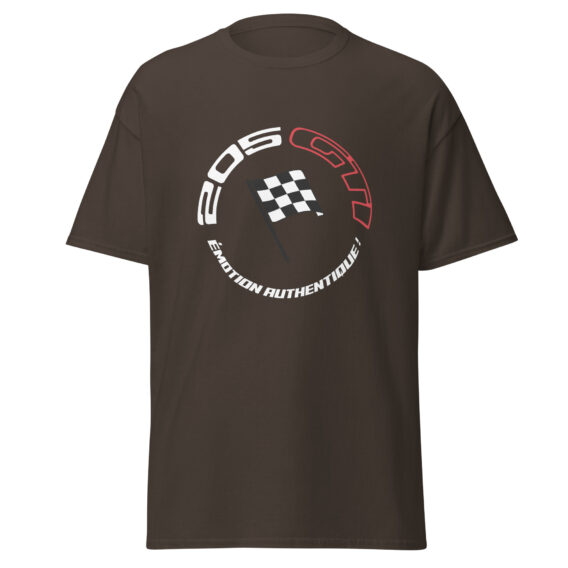 T-shirt classique homme 205 gti émotion authentique