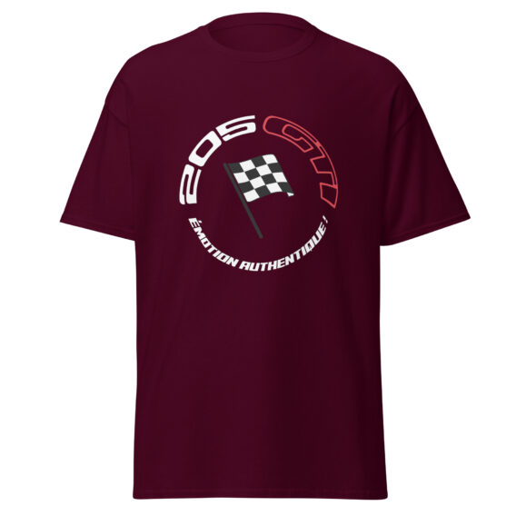 T-shirt classique homme 205 gti émotion authentique