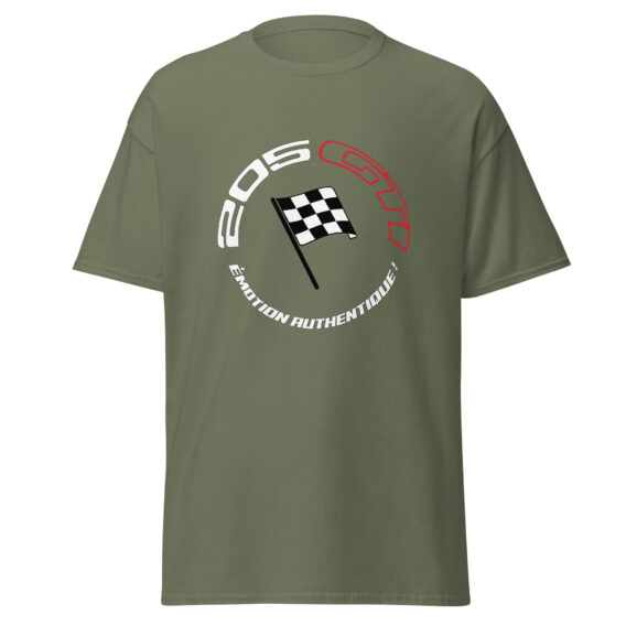 T-shirt classique homme 205 gti émotion authentique
