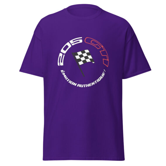 T-shirt classique homme 205 gti émotion authentique