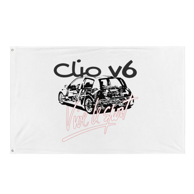 Drapeau Renault CLIO V6