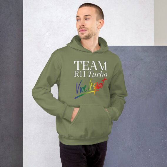 Sweat à capuche TEAM R11 TURBO VIVE LE SPORT