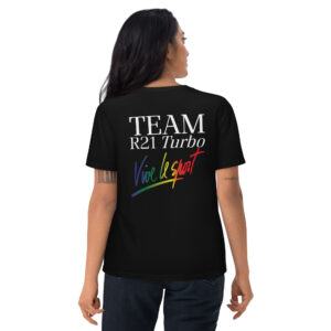 T-shirt femme en coton biologique R21 TURBO VIVE LE SPORT
