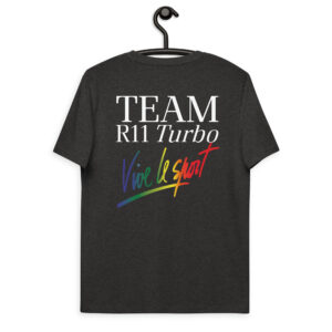 T-shirt femme en coton biologique R11 TURBO VIVE LE SPORT