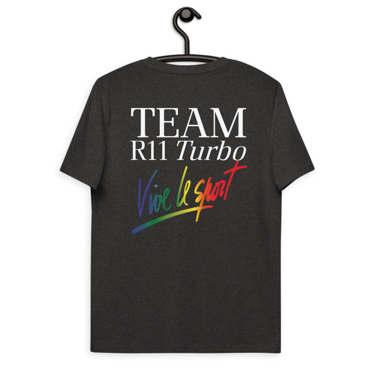 T-shirt femme en coton biologique R11 TURBO VIVE LE SPORT