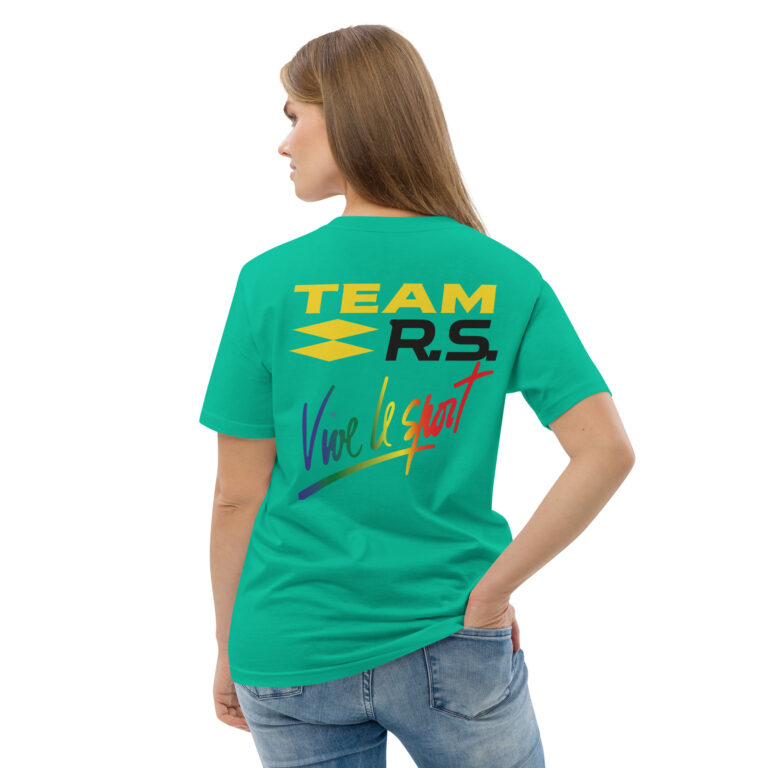T-shirt femme en coton biologique TEAM Renault Sport VIVE LE SPORT