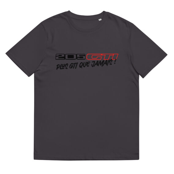 T-shirt femme en coton bio 205 gti, plus gti que jamais !