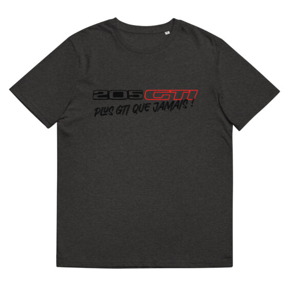 T-shirt femme en coton bio 205 gti, plus gti que jamais !