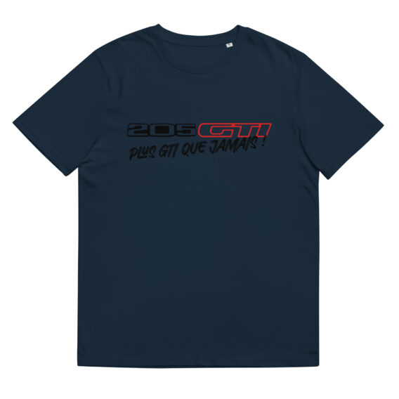 T-shirt femme en coton bio 205 gti, plus gti que jamais !