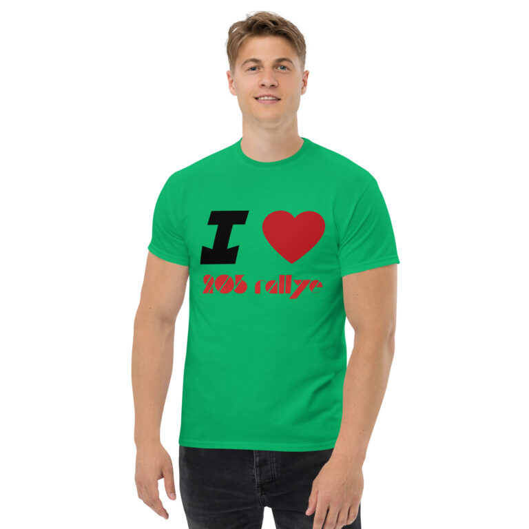 tee shirt i love 205 rallye