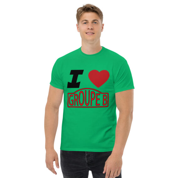 T-shirt i love groupe b