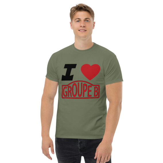 T-shirt i love groupe b