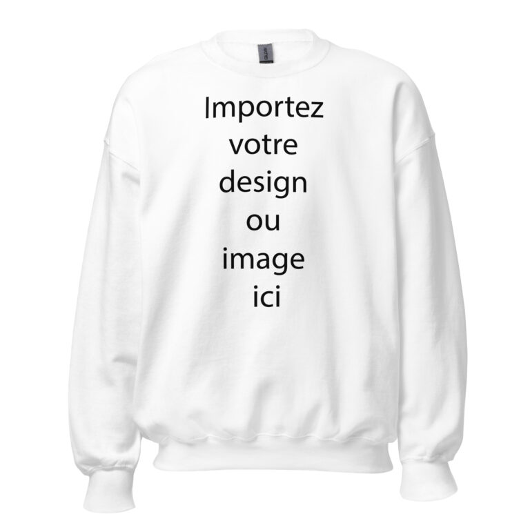 sweat et pull personnalisable