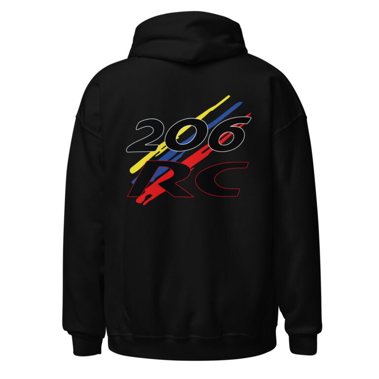 Découvrez notre sweat à capuche homme 206 RC, conçu pour les passionnés de la légendaire 206 RC. Ce sweat, arborant fièrement le logo sur le cœur et en grand à l'arrière, combine style et amour pour cette voiture iconique. Fabriqué avec des matériaux de haute qualité, il offre un confort inégalé et une durabilité exceptionnelle. L'intérieur doux et chaud vous enveloppe de confort, tandis que la coupe moderne et ajustée vous assure une allure contemporaine. Parfait pour toutes les occasions, ce sweat à capuche est une pièce incontournable pour tous les amateurs de sport automobile. Ajoutez-le dès maintenant à votre collection et affichez votre passion pour la 206 RC.