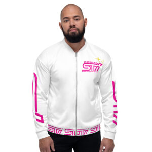 Veste Bombardier "Subaru Impreza STI" : En exclusivité sur Shopnetwork.fr, cette veste bombardier dédiée à la Subaru Impreza STI est un incontournable pour les passionnés de rallye. Les logos "Impreza STI" sont imprimés côté cœur à l'avant, en grand à l'arrière, avec "STI" également présent sur les manches et le bas de la veste, capturant l'essence de cette voiture légendaire. Alliant style et confort, cette veste unique est parfaite pour afficher fièrement votre amour pour la mythique Impreza STI. Disponible uniquement sur Shopnetwork Racing.