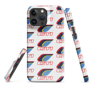 Apportez une touche d'élégance sportive à votre téléphone avec la coque iPhone GTI & Flamme PTS de Shopnetwork Racing. Conçue pour les minimalistes, cette coque premium associe un design épuré au célèbre logo GTI et à la Flamme PTS, symbole de performance et de style. Protection et légèreté : Protégez efficacement votre iPhone sans alourdir votre appareil. Élégance intemporelle : Le graphisme discret mais impactant sublimera votre téléphone. Finition premium : Matériaux soigneusement sélectionnés pour un toucher agréable et une résistance optimale. Cette coque est le choix idéal pour les passionnés d'automobile et les amateurs de design raffiné. Adoptez-la et démarquez-vous avec style et sobriété. Fabriqué en polycarbonate (PC) Compatible avec le chargement sans fil Ouvertures de ports précisément alignées