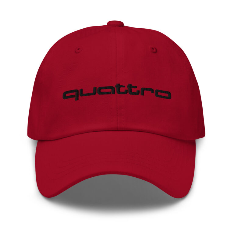 casquette audi quattro broderie
