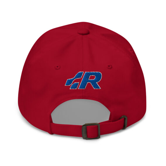 classic-dad-hat-cranberry-back-691f5344c67be.jpg Casquette brodée pour les fans de Volkswagen R – Style sportif et élégant