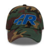 classic-dad-hat-green-camo-front-691f5344cb5ed.jpg Casquette brodée pour les fans de Volkswagen R – Style sportif et élégant