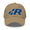 classic-dad-hat-khaki-front-691f5344cdb66.jpg Casquette brodée pour les fans de Volkswagen R – Style sportif et élégant