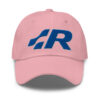 classic-dad-hat-pink-front-691f5344d300f.jpg Casquette brodée pour les fans de Volkswagen R – Style sportif et élégant