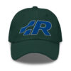 classic-dad-hat-spruce-front-691f5344c7407.jpg Casquette brodée pour les fans de Volkswagen R – Style sportif et élégant