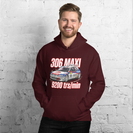 Sweat à capuche 306 MAXI Rallye – Exclusivité Shopnetwork Racing