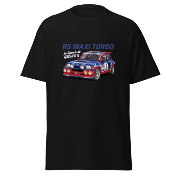 unisex-classic-tee-black-front-6a2d83391ebef.jpg T-shirt R5 Maxi Turbo – La légende du Groupe B