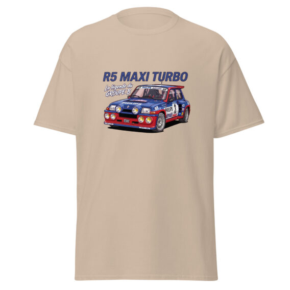 unisex-classic-tee-sand-front-6a2d83394d724.jpg T-shirt R5 Maxi Turbo – La légende du Groupe B