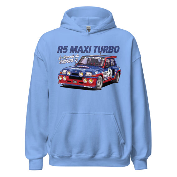 Sweat à capuche R5 Maxi Turbo – La légende du Groupe B
