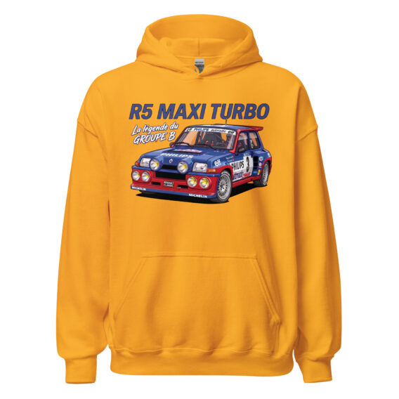Sweat à capuche R5 Maxi Turbo – La légende du Groupe B