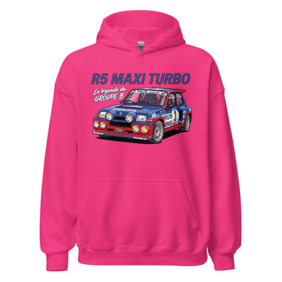 Sweat à capuche R5 Maxi Turbo – La légende du Groupe B