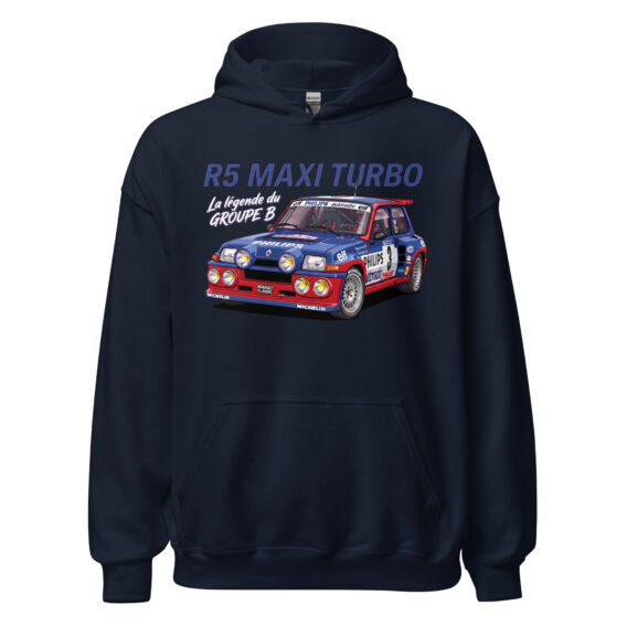 Sweat à capuche R5 Maxi Turbo – La légende du Groupe B