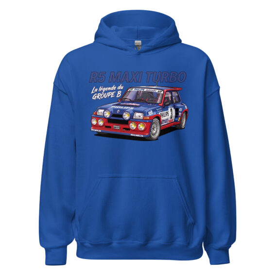 Sweat à capuche R5 Maxi Turbo – La légende du Groupe B