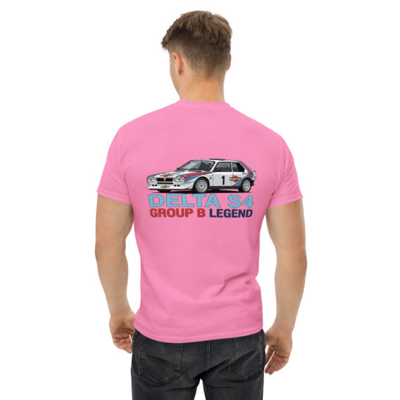unisex-classic-tee-azalea-back-6a550945708bd.jpg T-shirt Lancia Delta S4 – Groupe B Legend