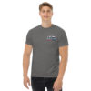unisex-classic-tee-charcoal-front-6a5509456afe4.jpg T-shirt Lancia Delta S4 – Groupe B Legend