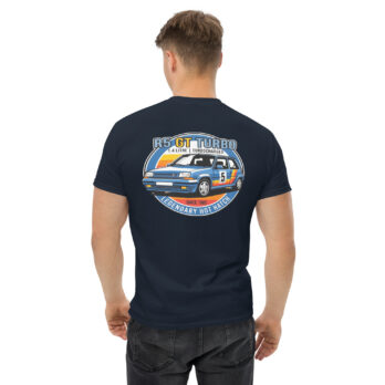 unisex-classic-tee-navy-back-6a54ffa65fdbd.jpg T-shirt Renault 5 GT Turbo – Exclusivité Shopnetwork Racing