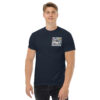 unisex-classic-tee-navy-front-6a5501d68d6b6.jpg T-shirt Peugeot 205 Turbo 16 – La légende du Groupe B