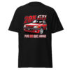205 GTI “Plus GTI que jamais” T-shirt – Black, front view