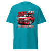 205 GTI “Plus GTI que jamais” T-shirt – Tropical Blue, front view