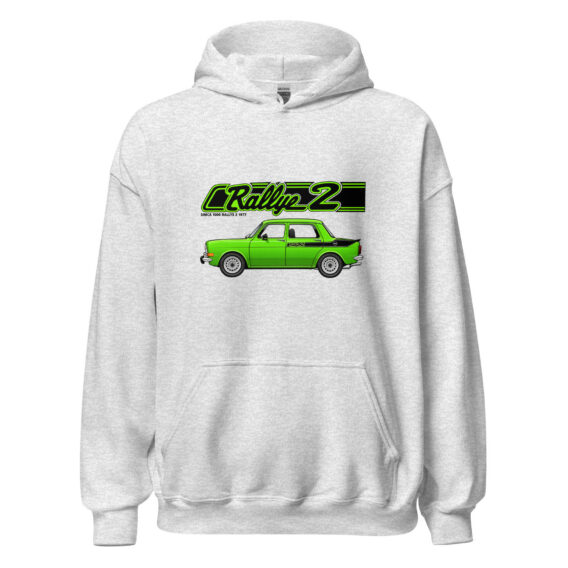 Rallye 2 hoodie – Pinchard grey, front view