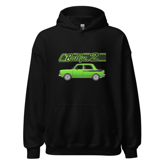 Rallye 2 hoodie – Black, front view