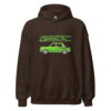 Rallye 2 hoodie – Dark chocolate, front view