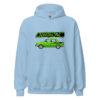 Rallye 2 hoodie – Light blue, front view