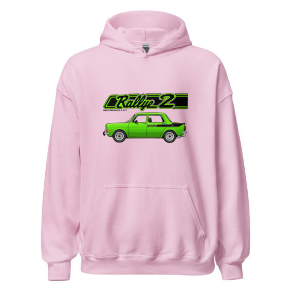 Rallye 2 hoodie – Light pink, front view